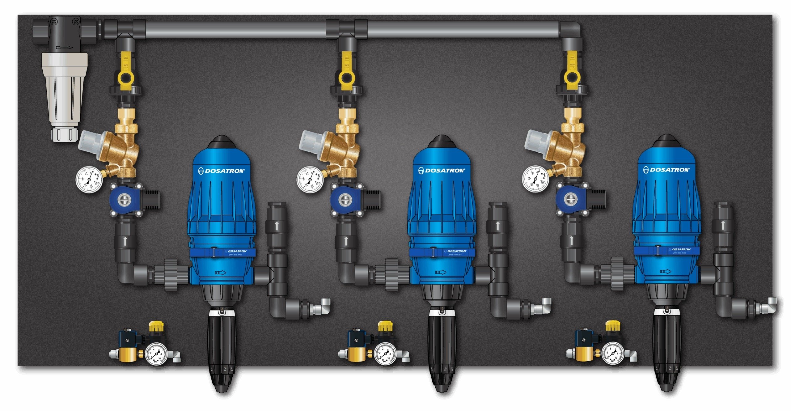 Buy Triple Unit Carwash Chemical Blending System with D14MZ2VFDII